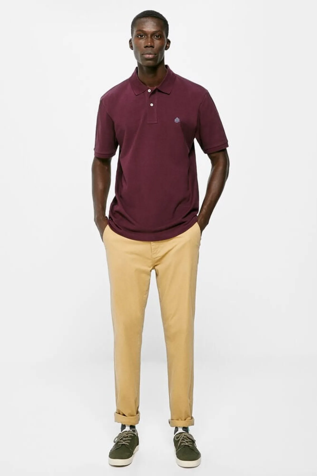 Springfield Polo Pique Basico Vermelho Best