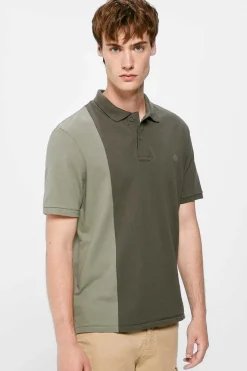 Springfield Polo Pique Block Horizontal Cinza