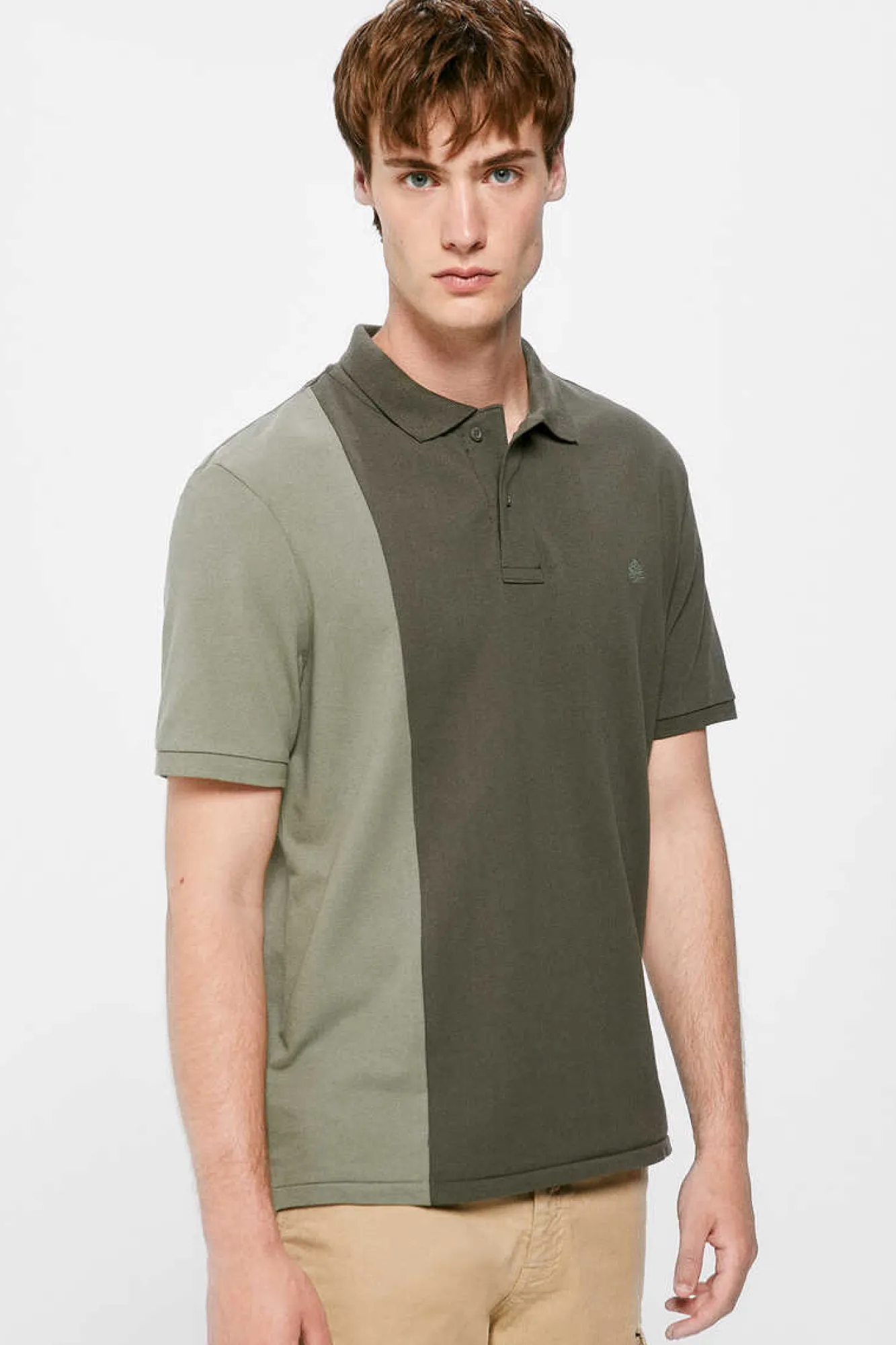 Springfield Polo Pique Block Horizontal Cinza