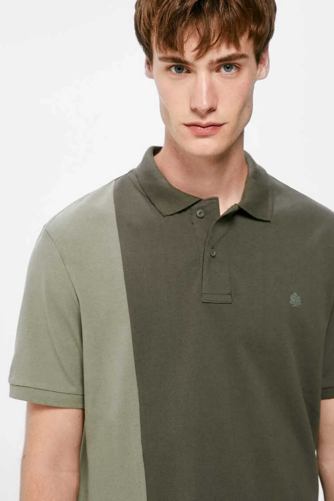 Springfield Polo Pique Block Horizontal Cinza