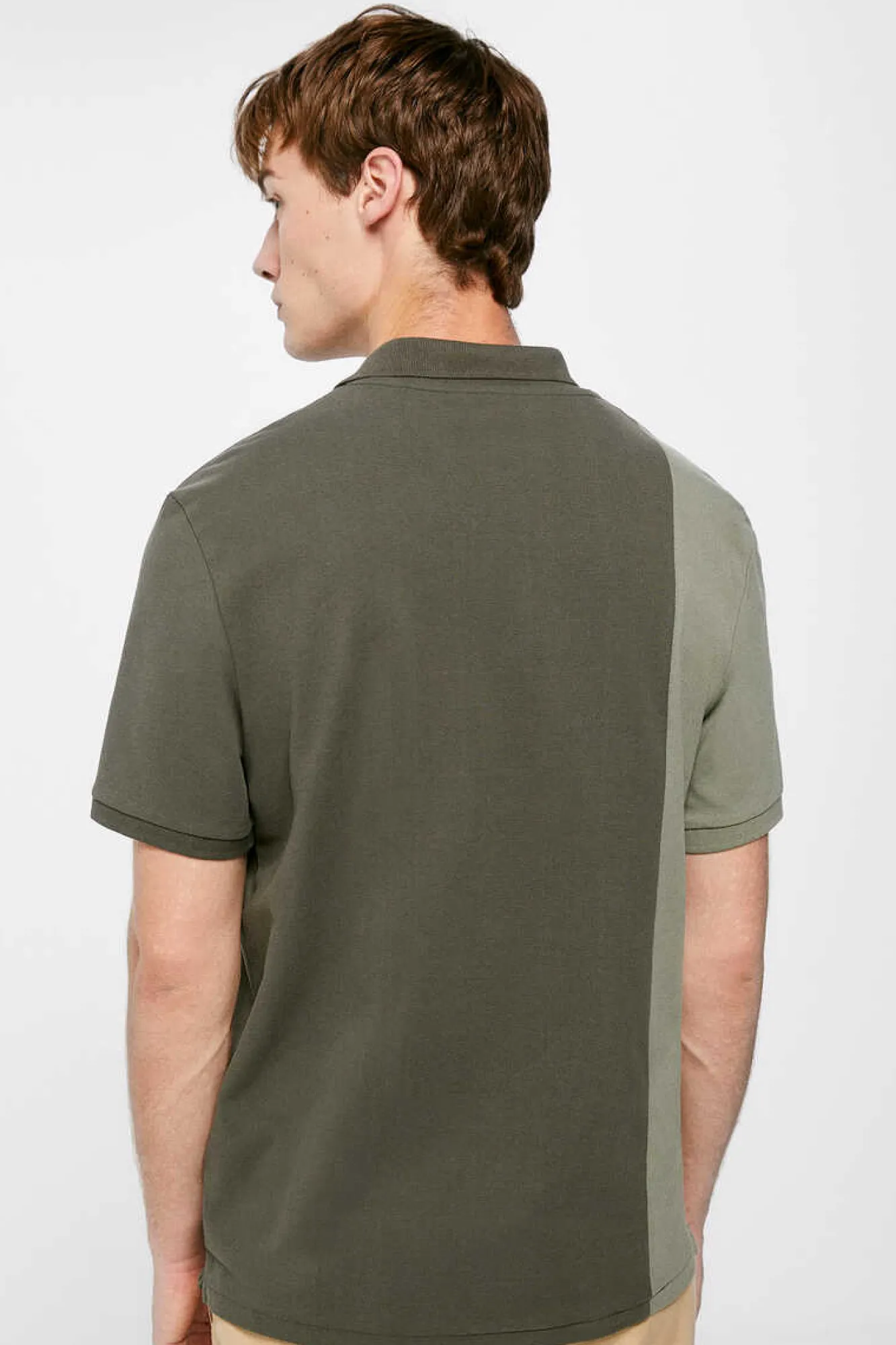 Springfield Polo Pique Block Horizontal Cinza