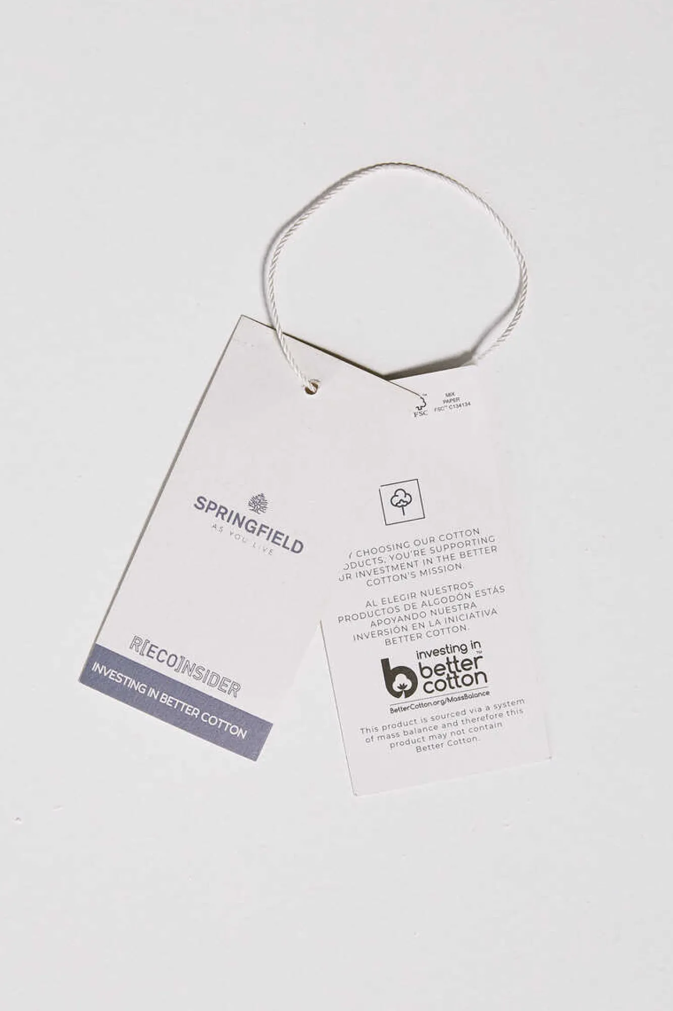 Springfield Polo Pique Contrastes Cinza Online