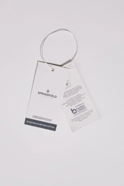 Springfield Polo Pique Estampado All Over Azul