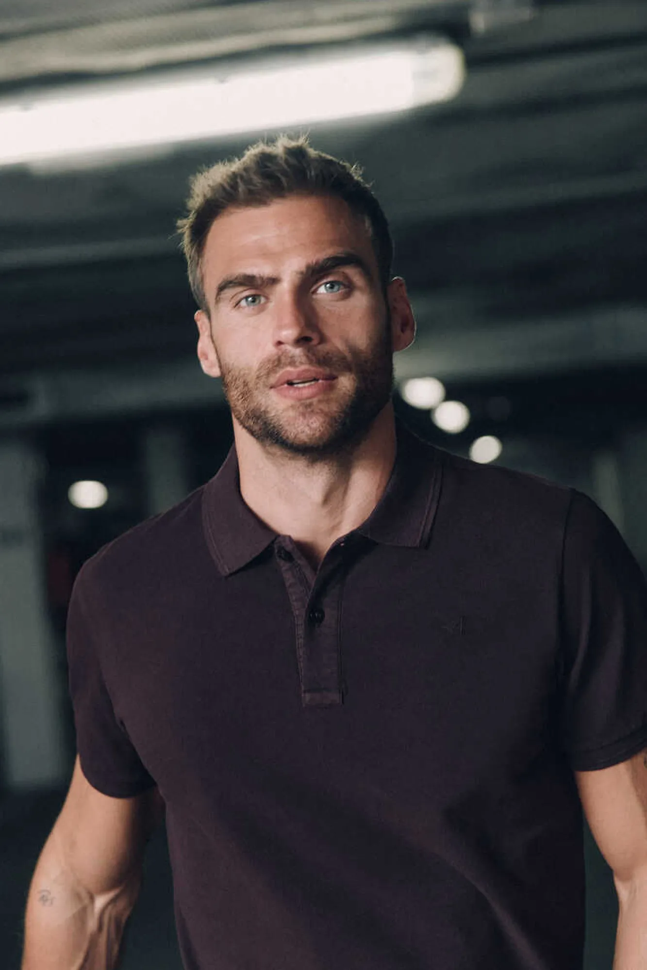 Ooto Polo Pique Lavado Bordado De Aviao Granada Sale