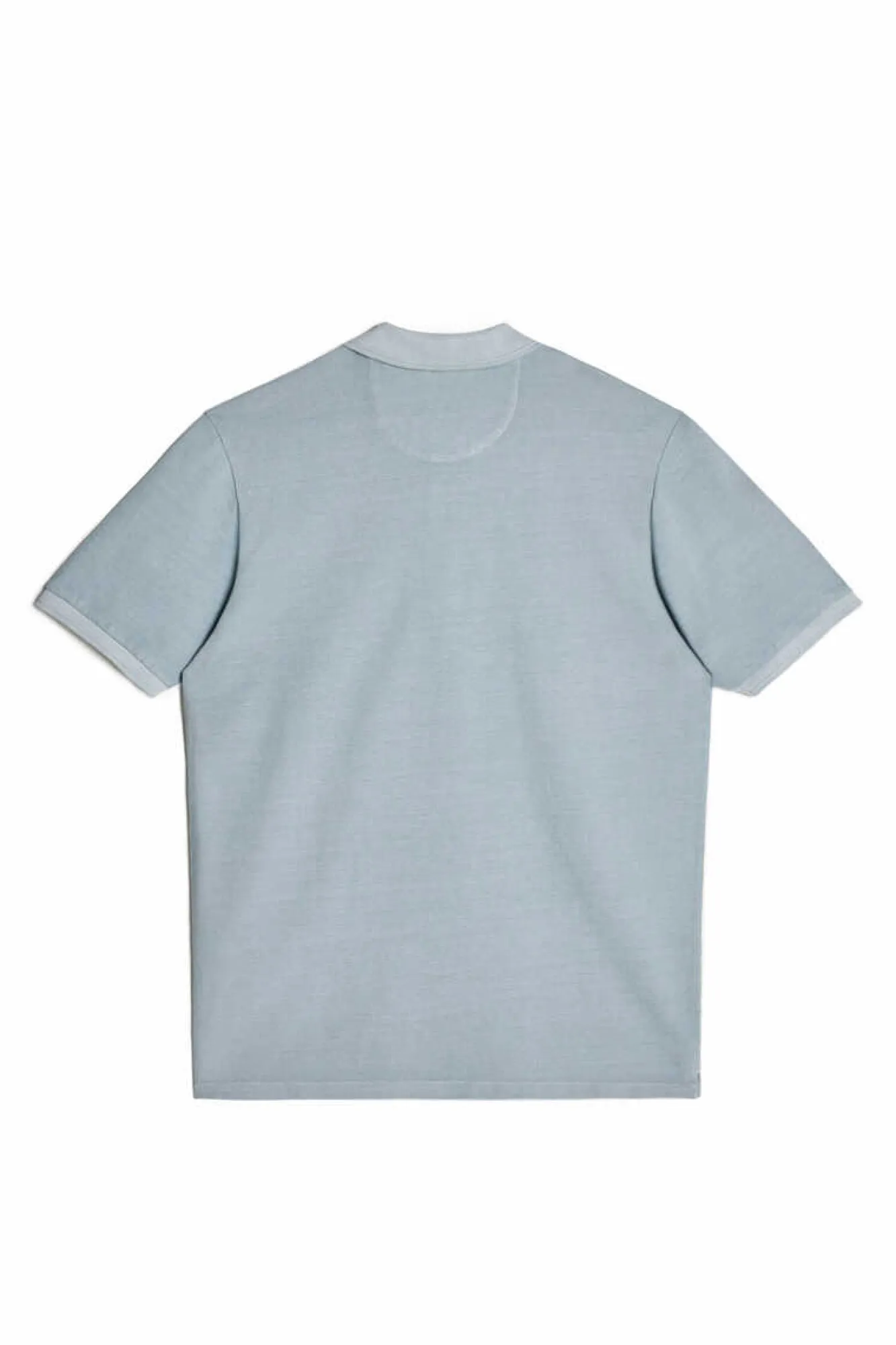 Ooto Polo Pique Lavado Bordado De Aviao Azul Online