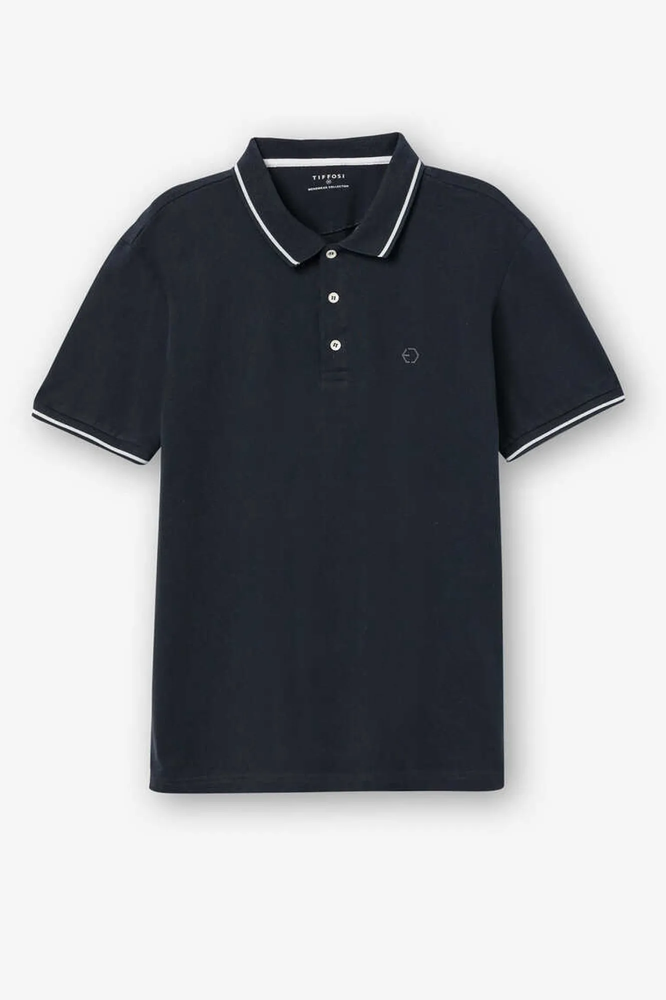 Tiffosi Polo Pique Logo Azul Aco Sale