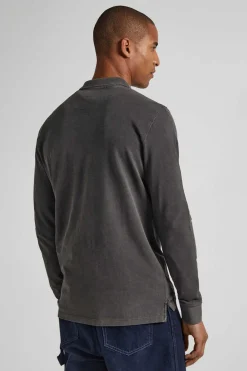 Pepe Jeans Polo Pique Logo Bordado Cinza Claro