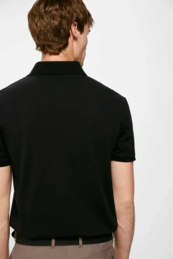 Springfield Polo Pique Slim Carcela Oculta Preto Online