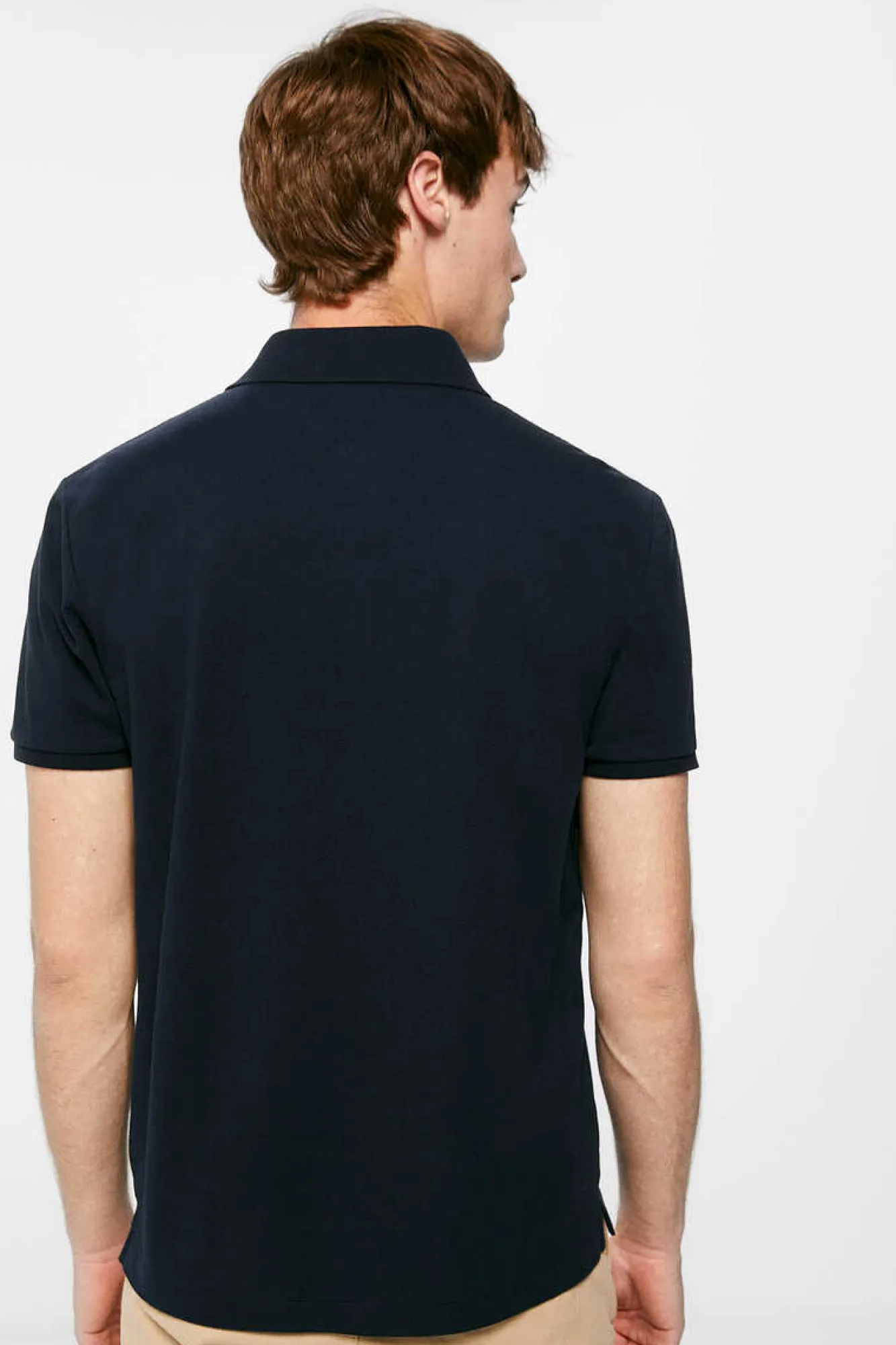 Springfield Polo Pique Slim Carcela Oculta Azul Clearance