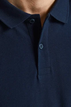 Jack & Jones Polo Slim Fit Marinho Discount
