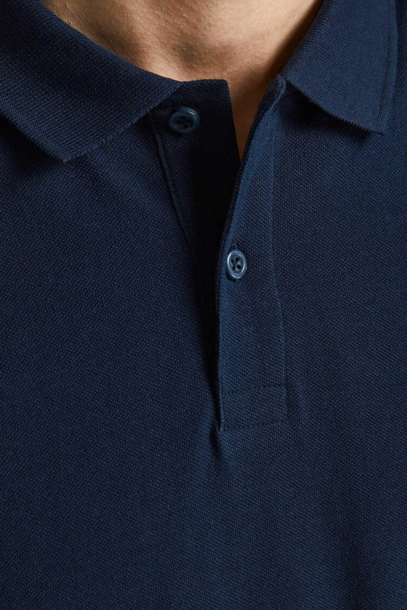 Jack & Jones Polo Slim Fit Marinho Discount