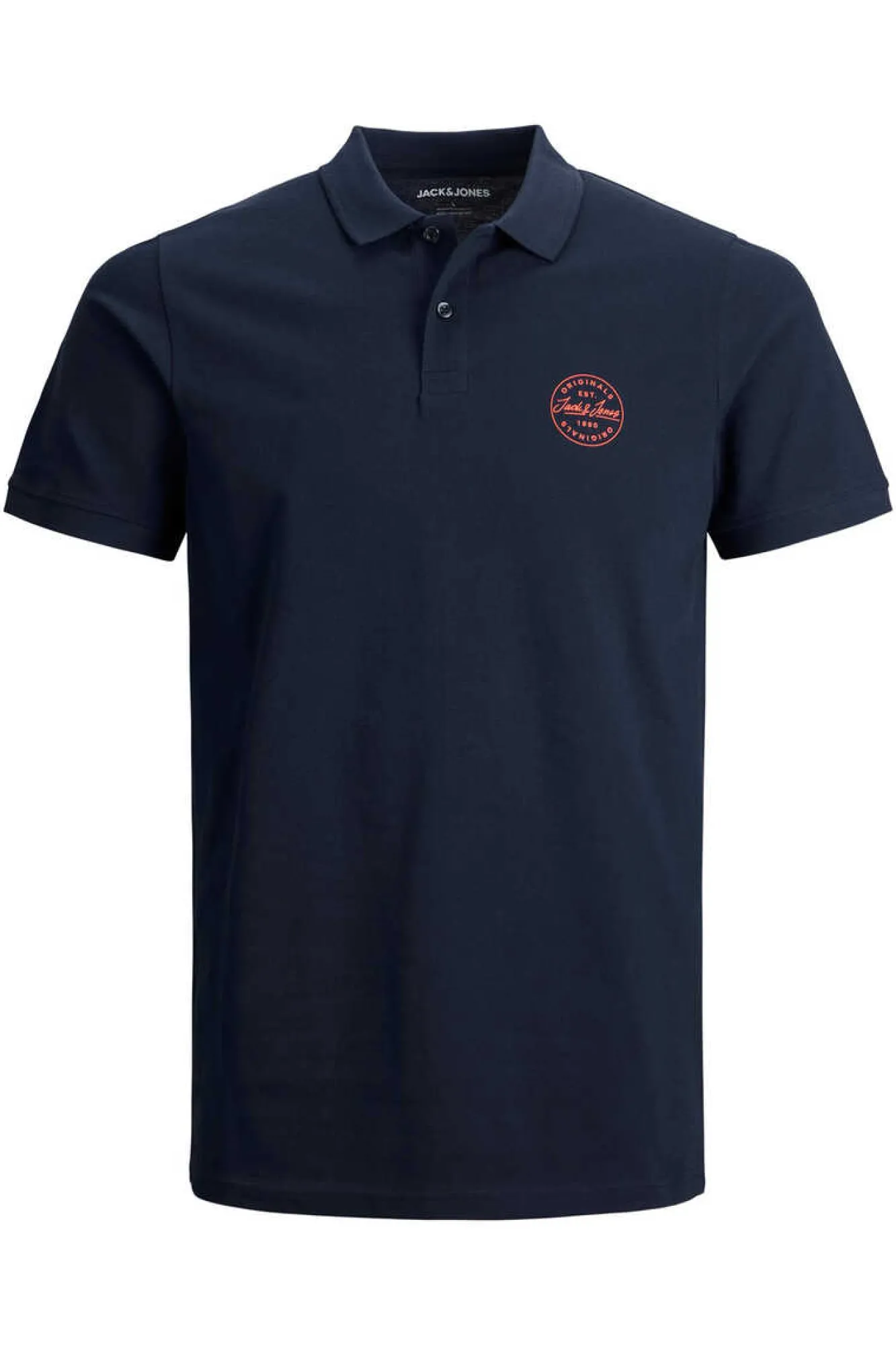 Jack & Jones Polo Slim Fit Marinho Discount
