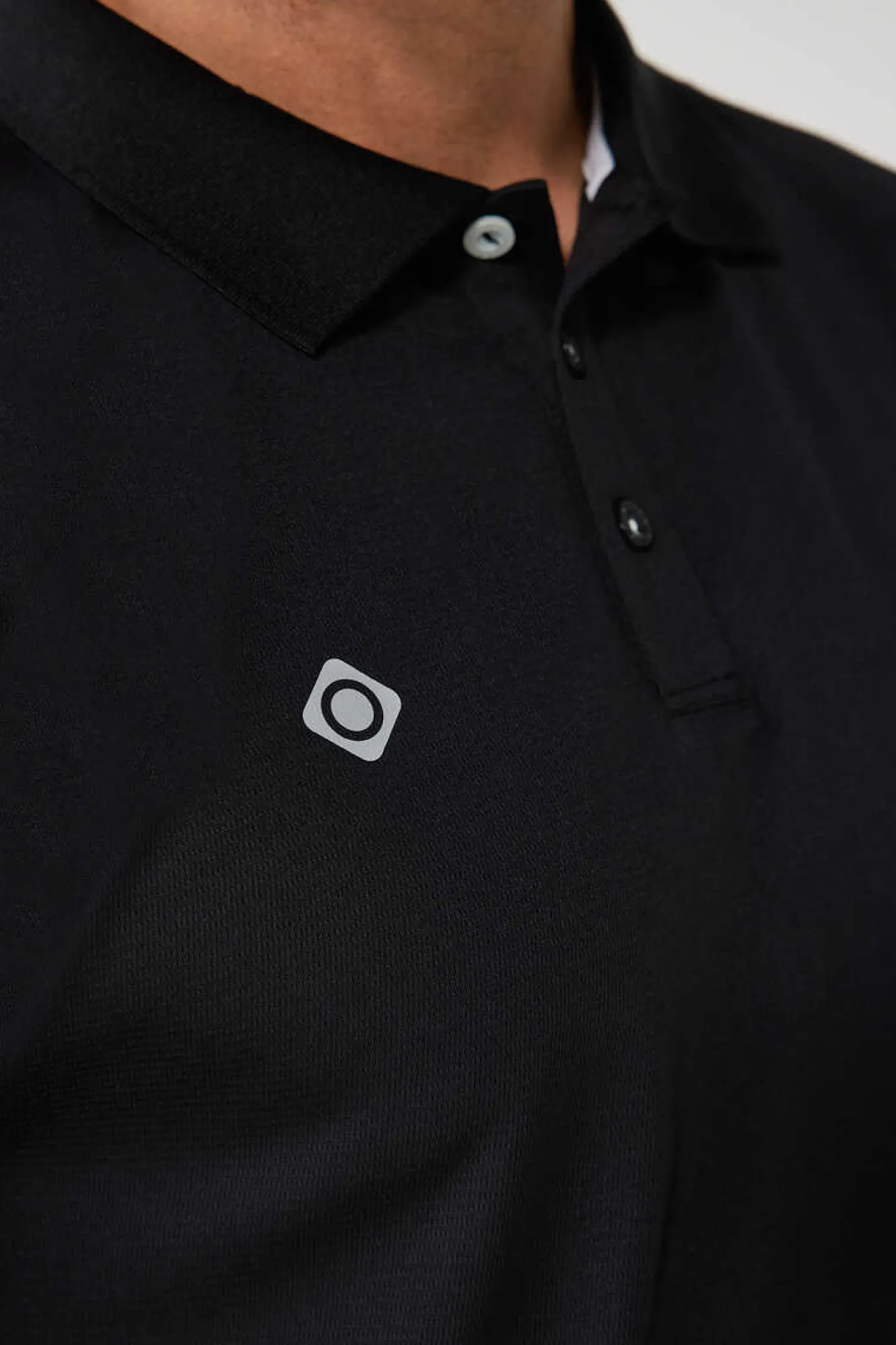 Izas Polo Tecnico De Manga Curta Preto Outlet