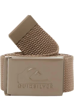 Quiksilver Principal Schwack - Cinto De Nylon Para Homem Beige New