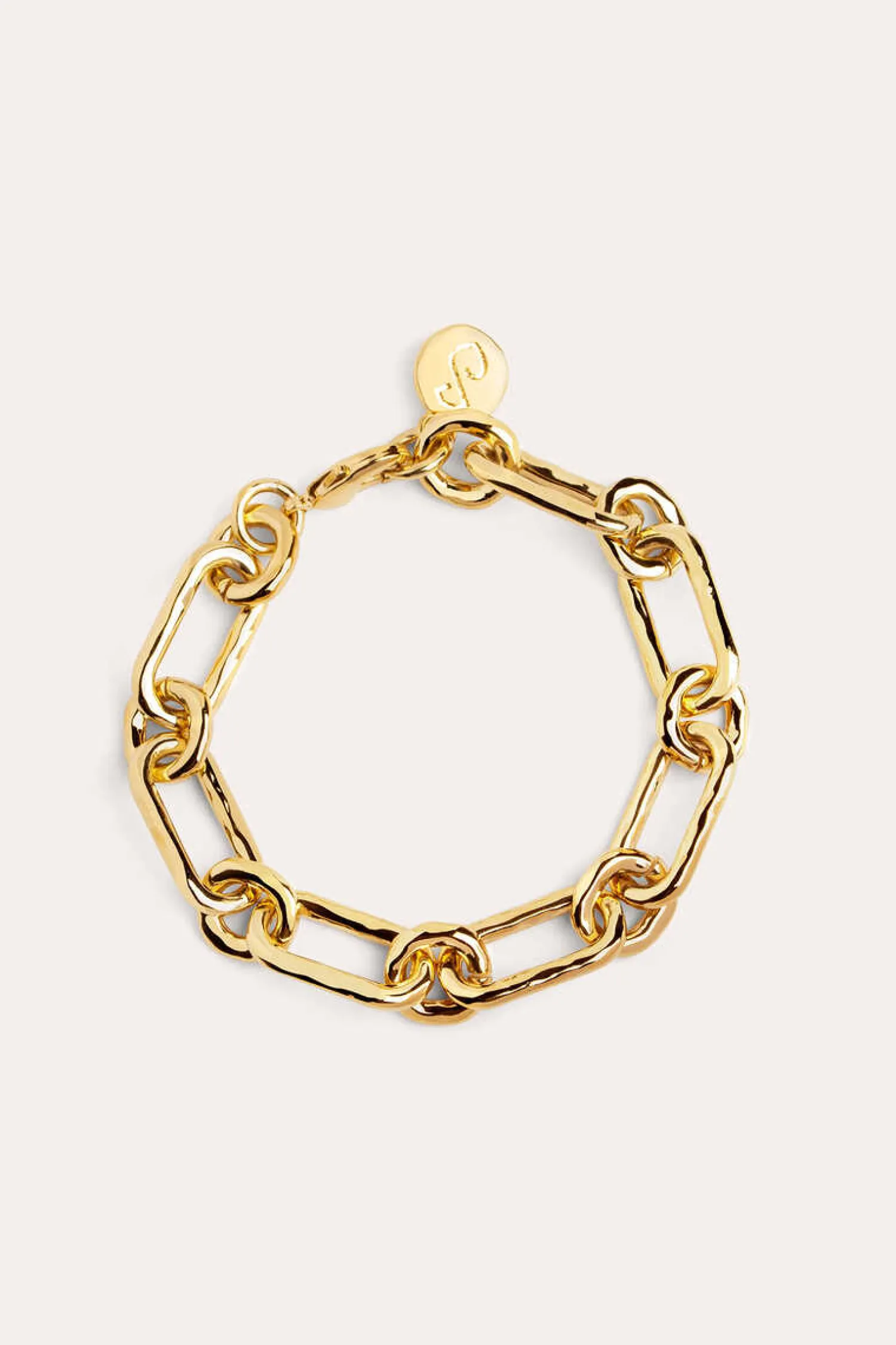 Singularu Bijuteria-Pulsera Zambia Link Bano Oro