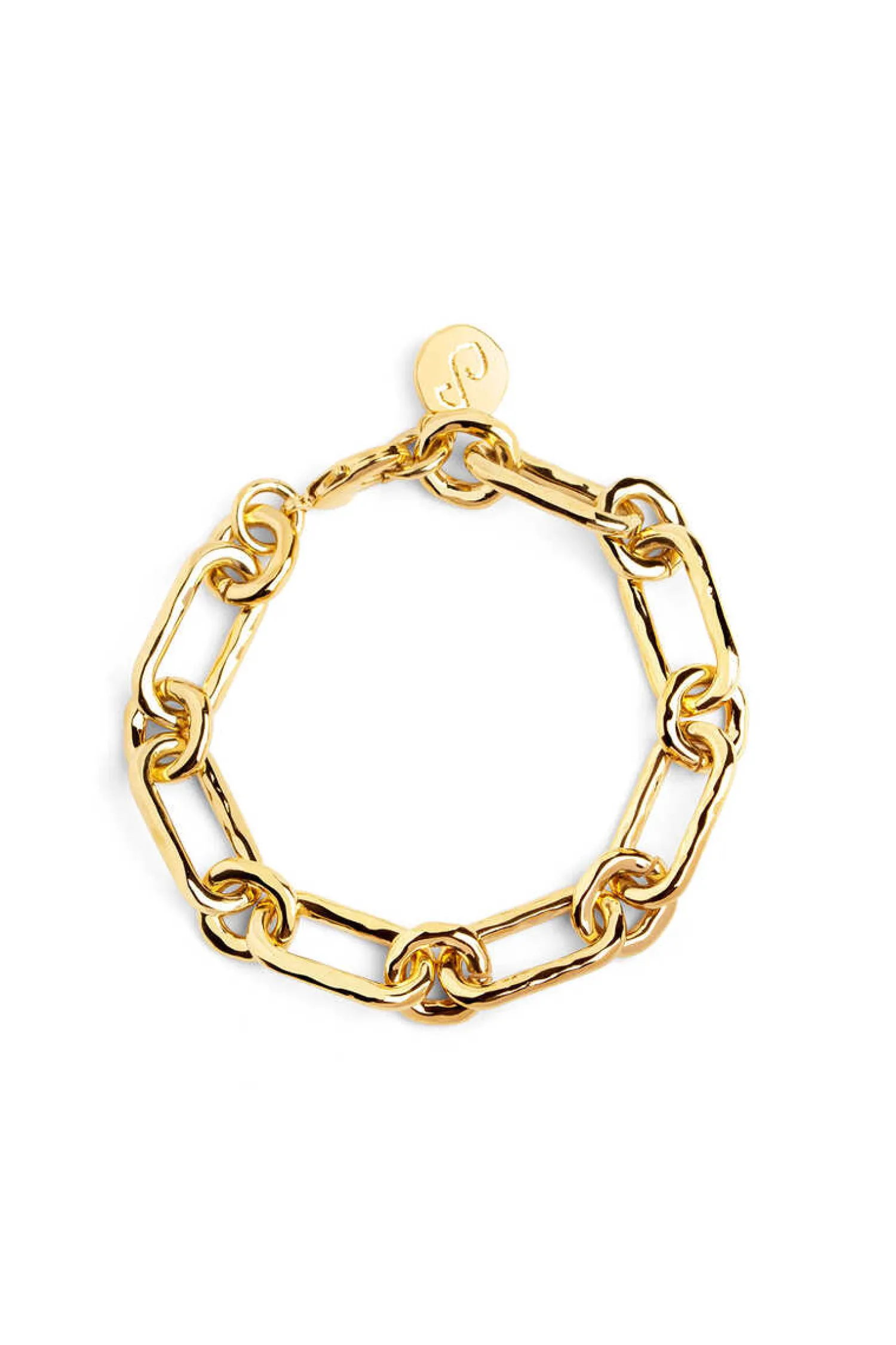 Singularu Bijuteria-Pulsera Zambia Link Bano Oro