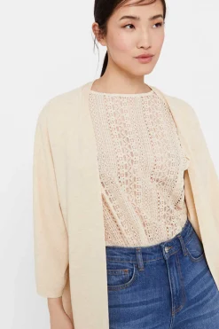 Cortefiel Blusoes E Casacos-Quimono Malha Estrutura