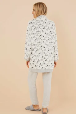 Women'secret Pijamas-Robe Pelo Esponjoso Snoopy