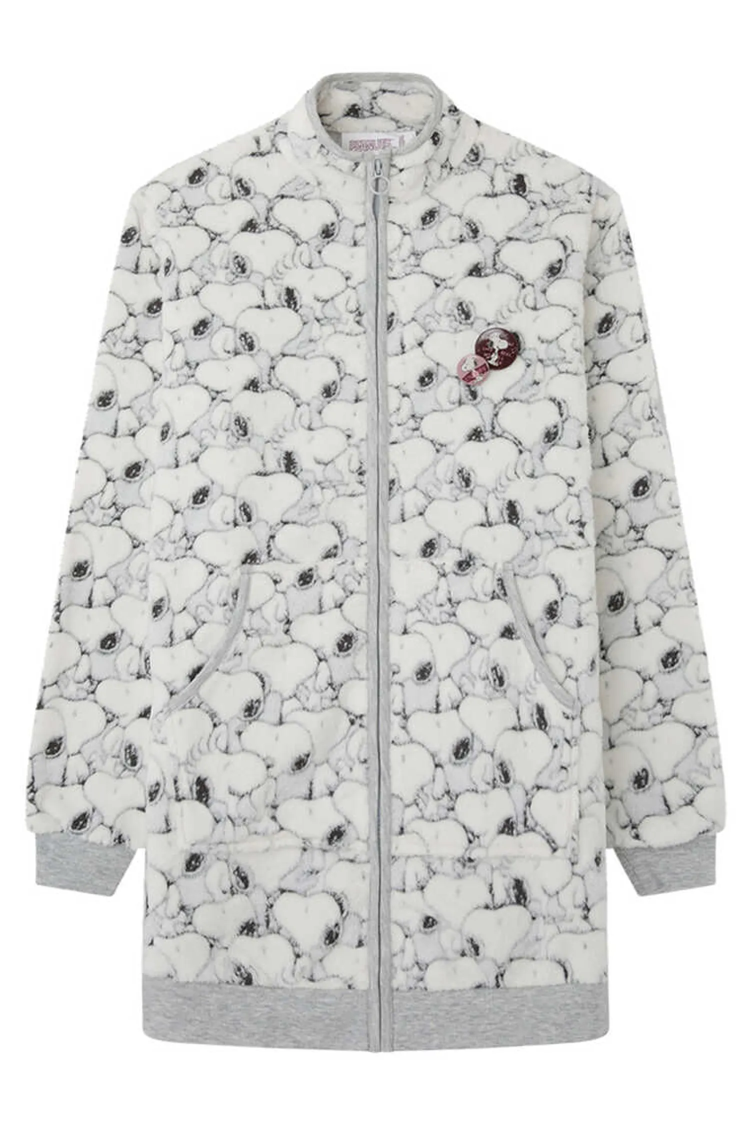 Women'secret Pijamas-Robe Pelo Esponjoso Snoopy