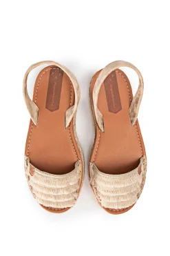 Popa Alpercatas-Rosario Franjas Bege