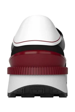 Tommy Jeans Runner Homem Com Sola Dentada. Preto Hot