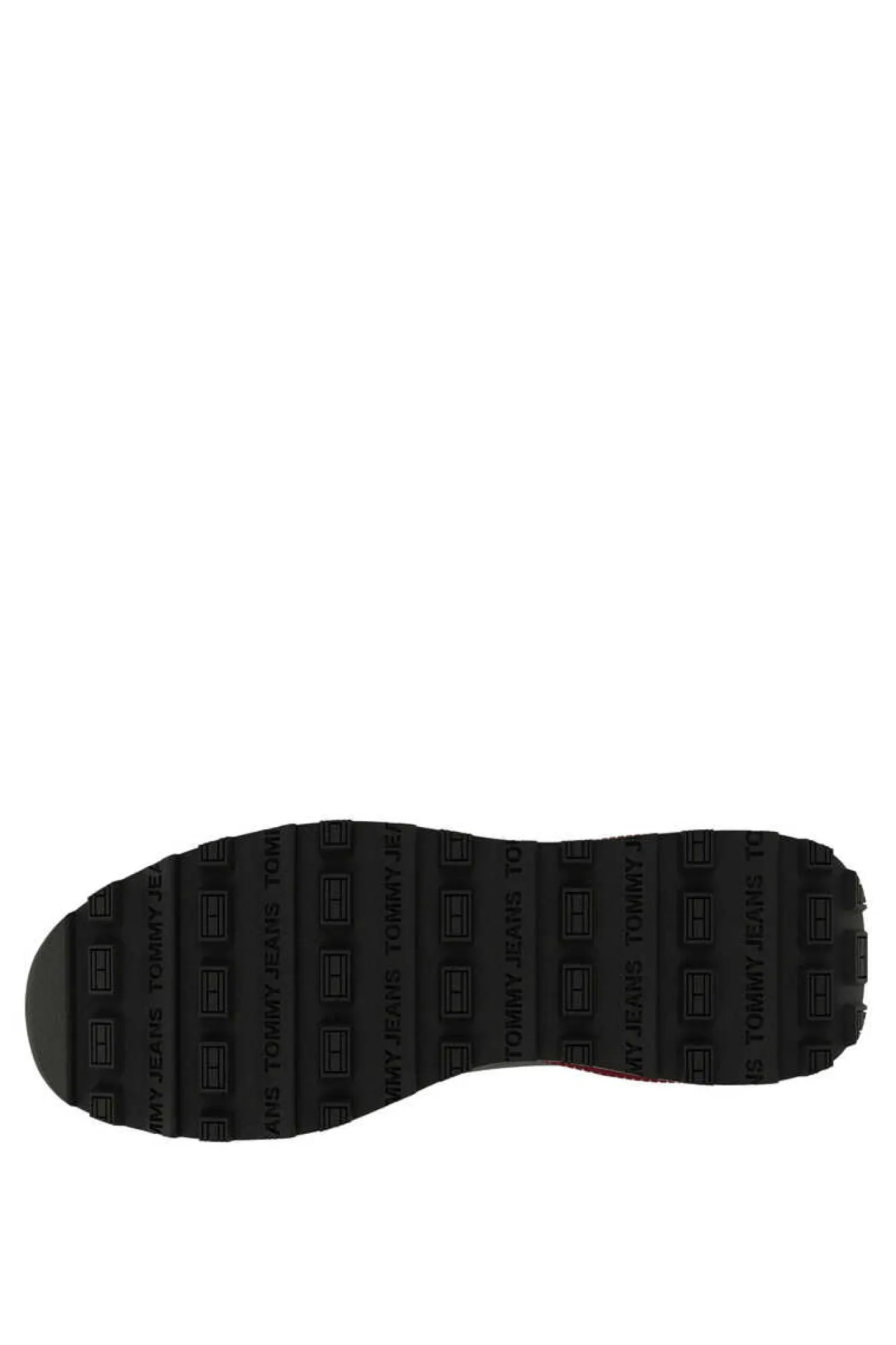 Tommy Jeans Runner Homem Com Sola Dentada. Preto Hot