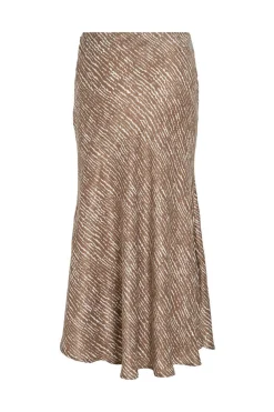 Vila Saias-Saia Acetinada Com Folho