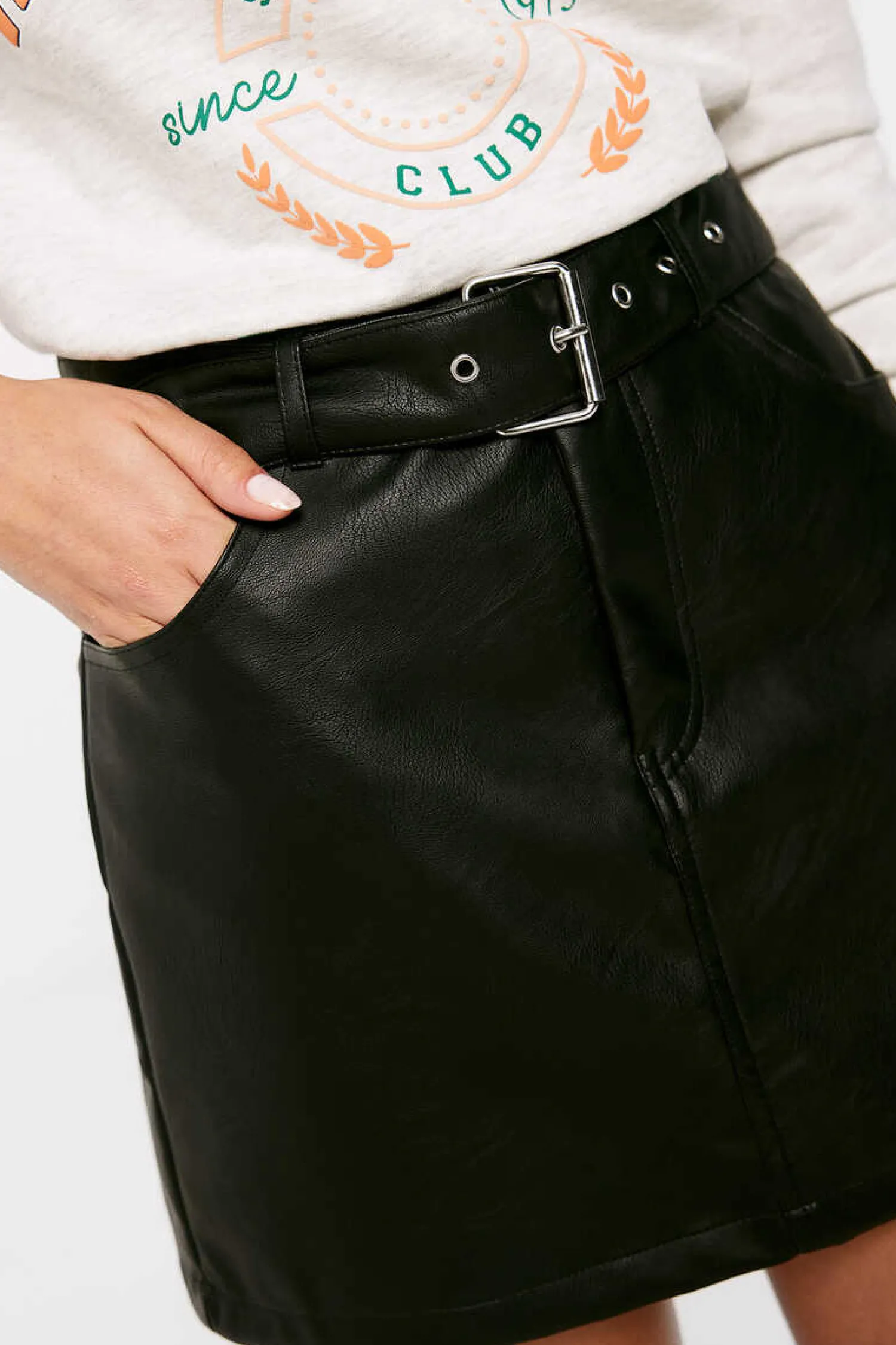 Springfield Saias-Saia Cinto Efeito Pele