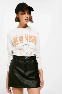 Springfield Saias-Saia Cinto Efeito Pele