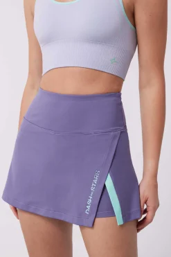 Dash and Stars Saias-Saia Com Malha Interior Em Lilas