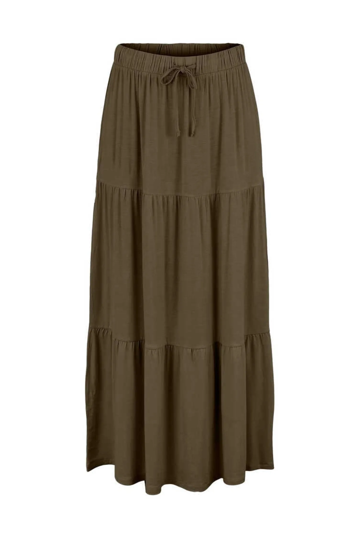 Pieces Saias-Saia Comprida Com Fecho Em Forma De Laco.