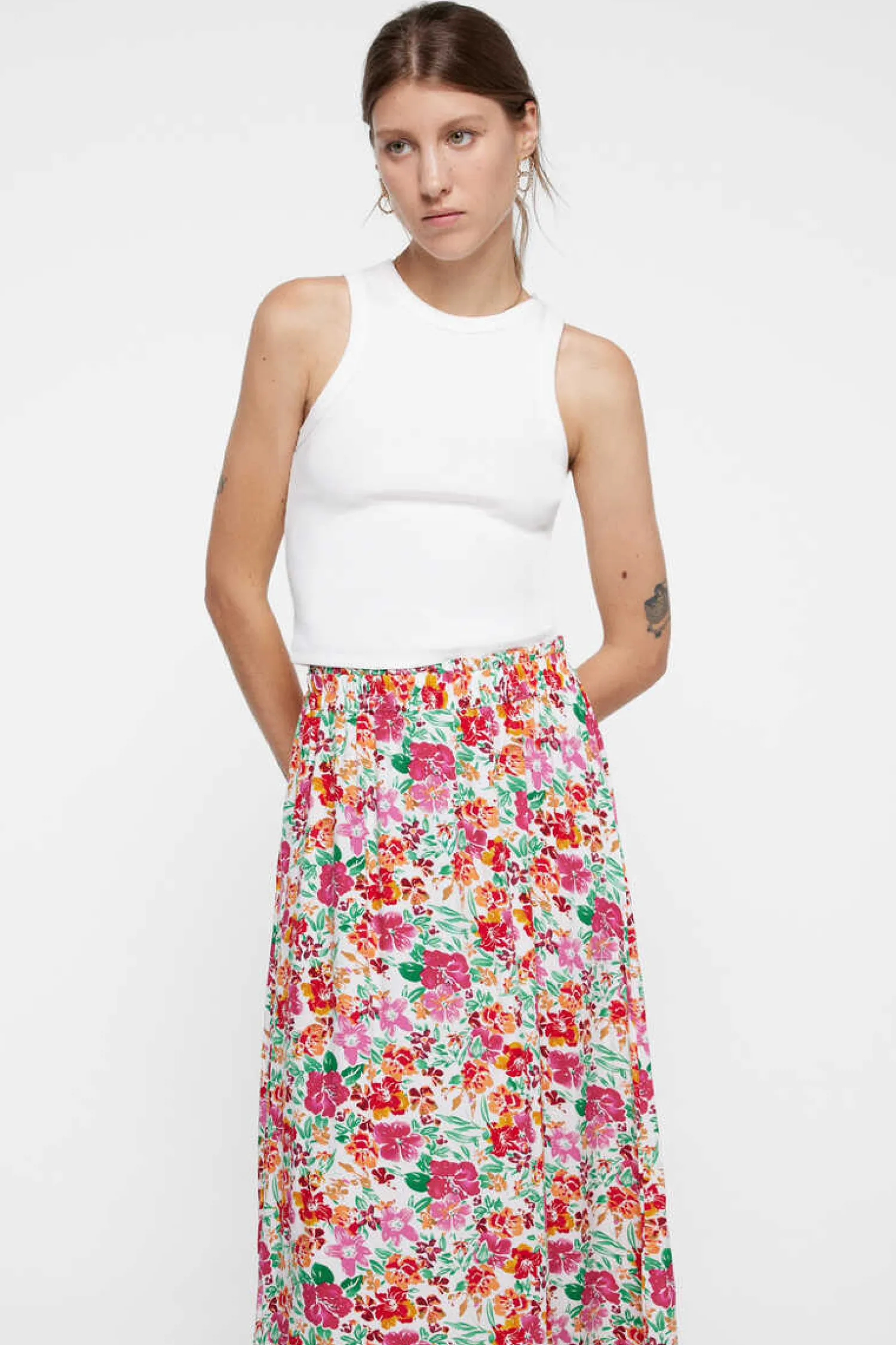 JDY Saias-Saia Comprida Estampada