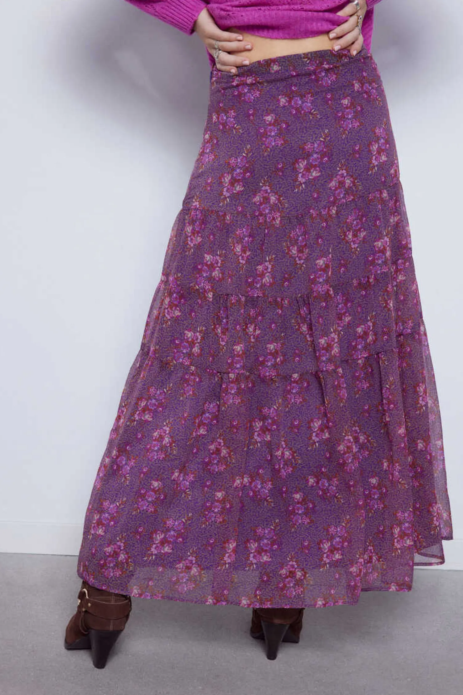 Slowlove Saias-Saia Comprida Estampada