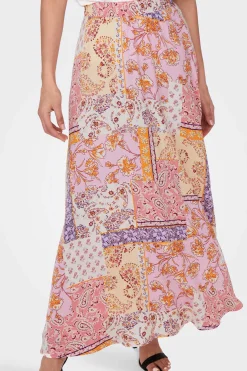 Only Saias-Saia Comprida Estampada