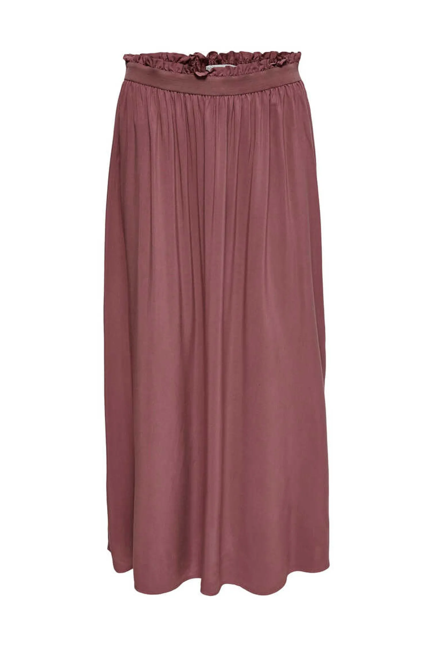 Only Saias-Saia Comprida Folgada Com Cintura Elastica