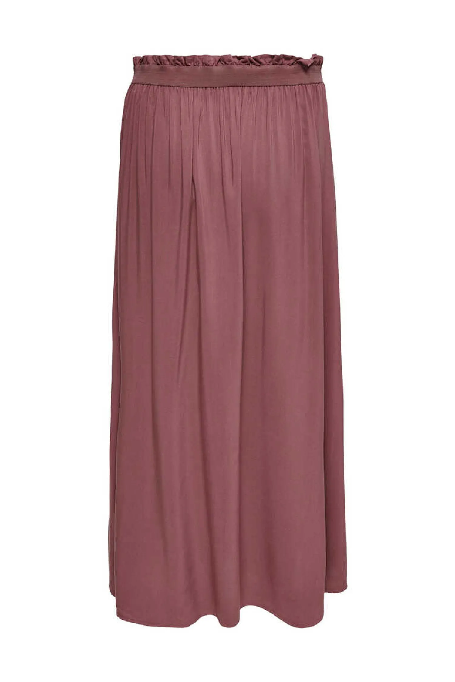 Only Saias-Saia Comprida Folgada Com Cintura Elastica