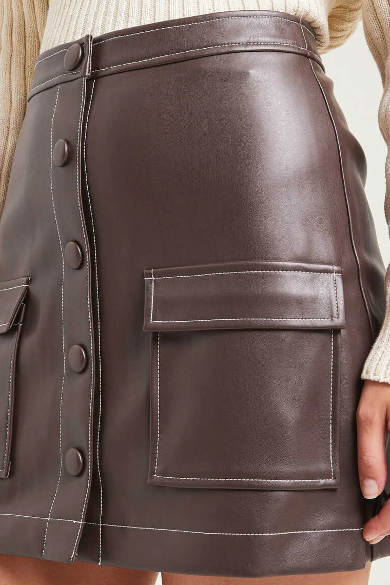 Pimkie Saias-Saia Curta Abotoada De Polipele