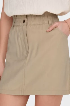 Only Saias-Saia Curta Algodao
