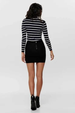 Only Saias-Saia Curta Camurca