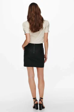 Only Saias-Saia Curta Com Bolsos Laterais