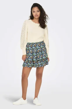 JDY Saias-Saia Curta De Folhos