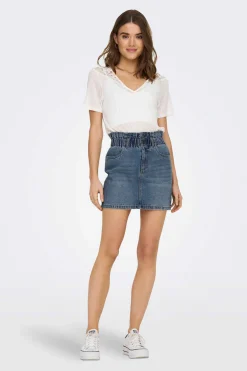 Only Saias-Saia Curta De Ganga