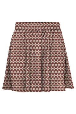 Only Saias-Saia Curta Fluida Estampada