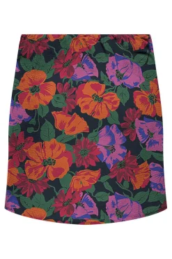 Only Saias-Saia Curta Franzida Estampada