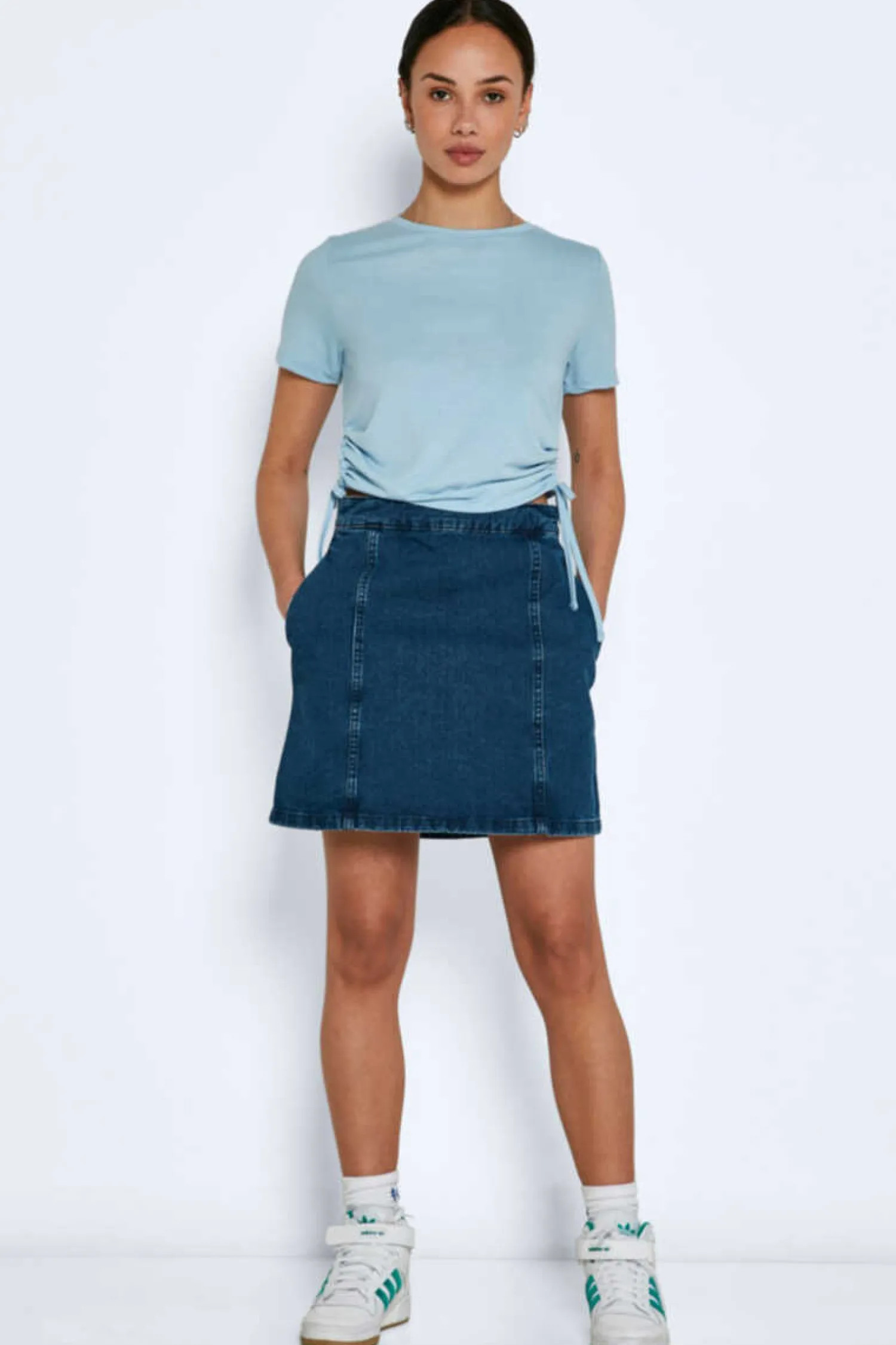 Noisy May Saias-Saia Curta Jeans