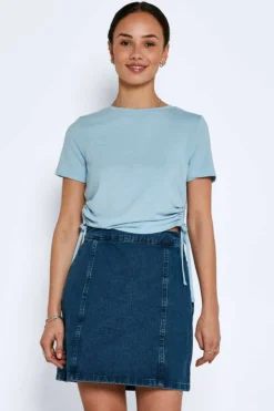 Noisy May Saias-Saia Curta Jeans