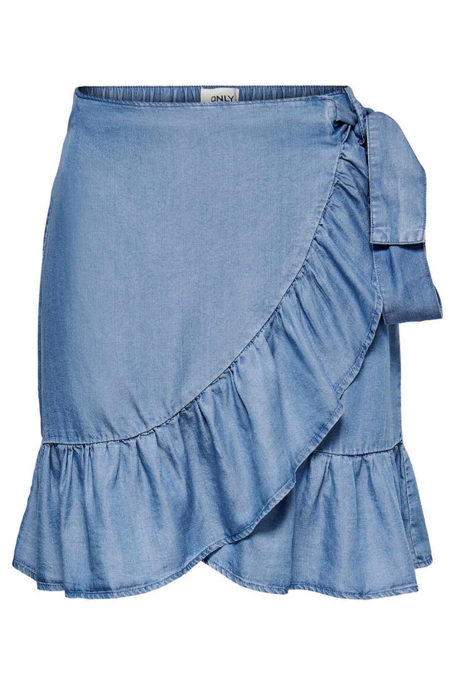 Only Saias-Saia Curta Tencel Cruzada