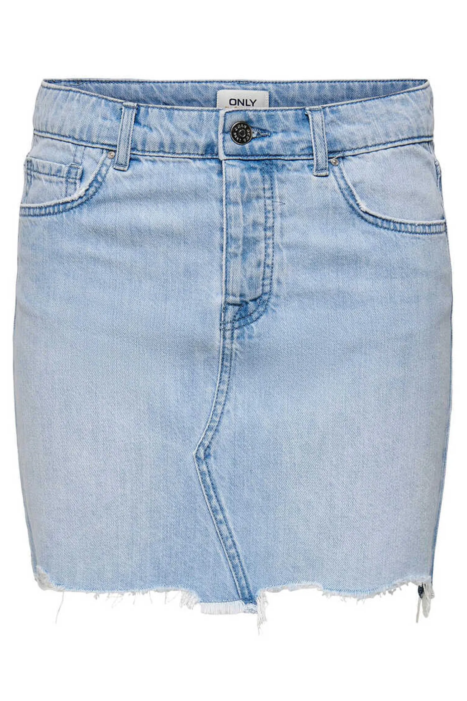 Only Saias-Saia Denim Desfiada