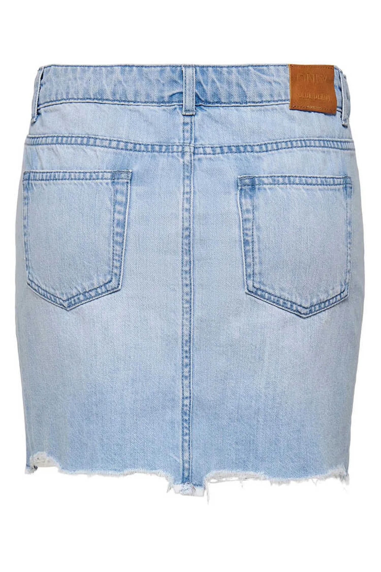 Only Saias-Saia Denim Desfiada
