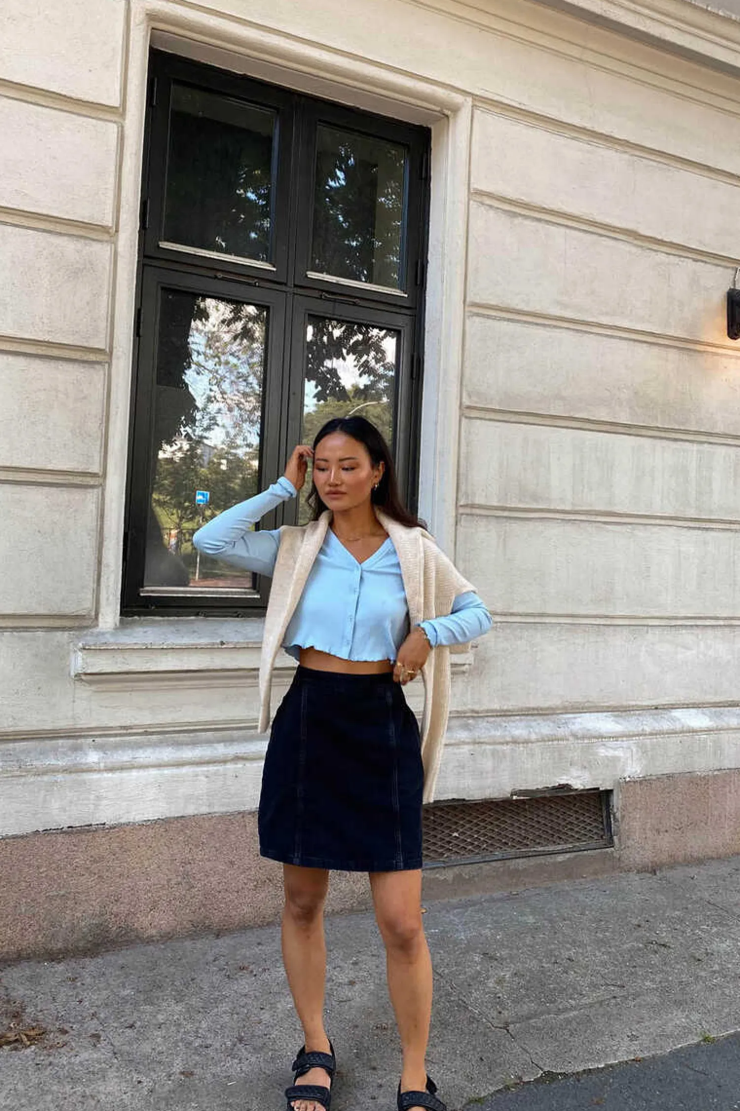 Noisy May Saias-Saia Denim Mini